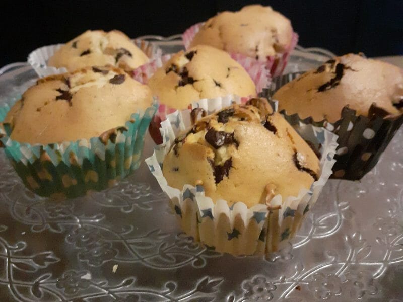 Cliquez pour zoomer ! Muffins aux pépites de chocolat Thermomix par aline71100