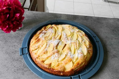 Cliquez pour zoomer ! Gâteau aux pommes et mascarpone au Thermomix