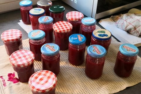 Cliquez pour zoomer ! Confiture de framboises au Thermomix