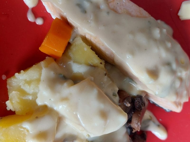 Cliquez pour zoomer ! Filet de cabillaud et sa sauce persillée Thermomix par fanfan2407