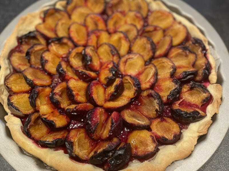 Cliquez pour zoomer ! Tarte aux quetsches Thermomix par elodie_1111