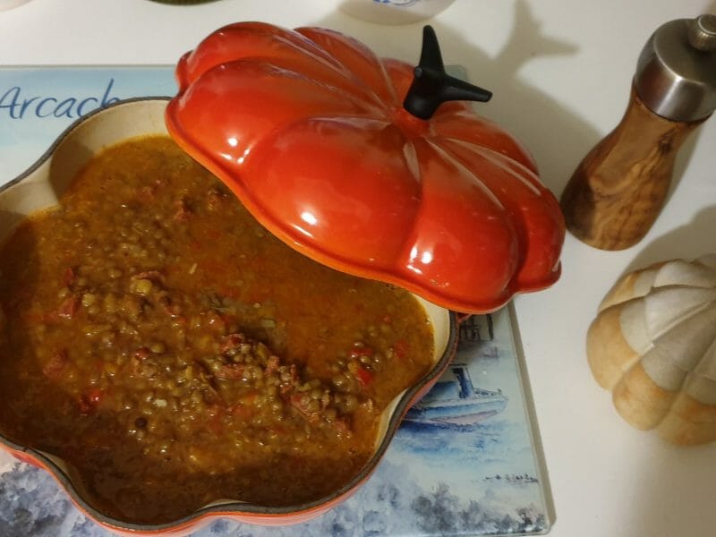 Cliquez pour zoomer ! Soupe de lentilles au chorizo Thermomix par papagrec33