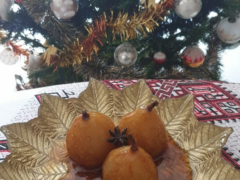 Cliquez pour zoomer ! Poires au vin rouge Thermomix par papagrec33