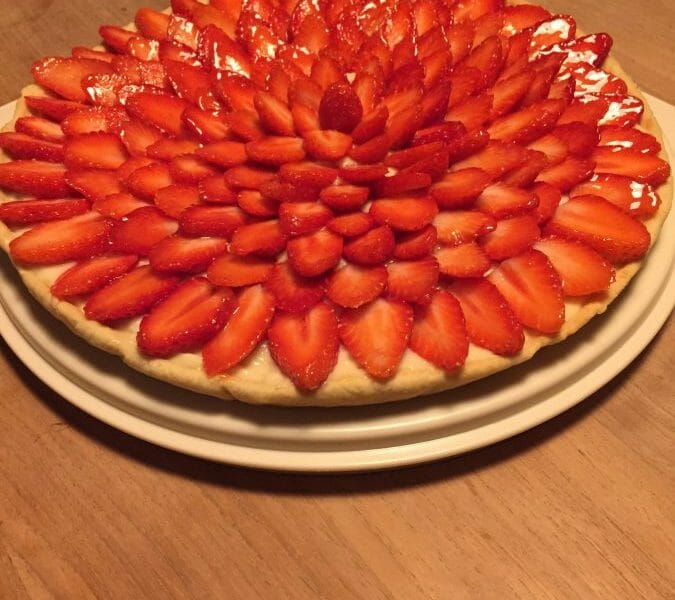Cliquez pour zoomer ! Tarte aux fraises Thermomix par ouyab