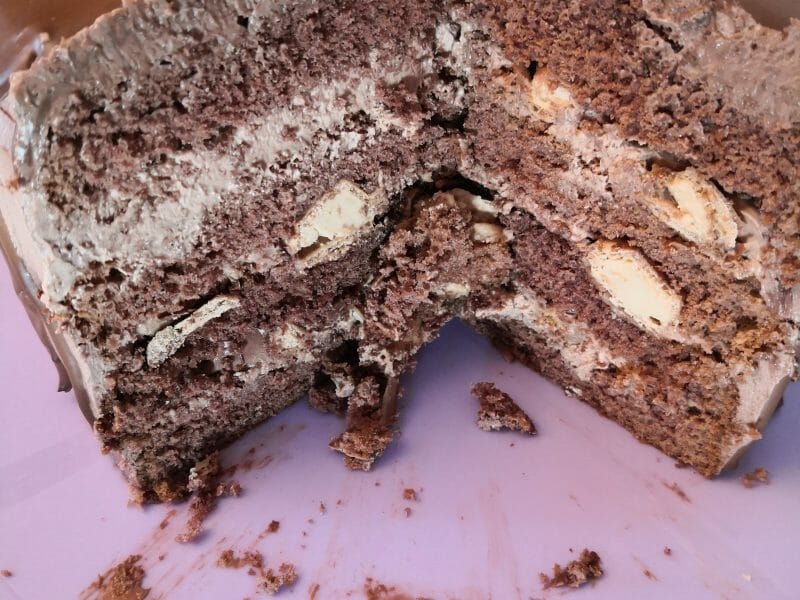 Cliquez pour zoomer ! Layer cake Kinder Bueno Thermomix par Jerome57140