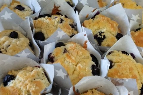 Cliquez pour zoomer ! Muffins aux myrtilles Thermomix par equifan