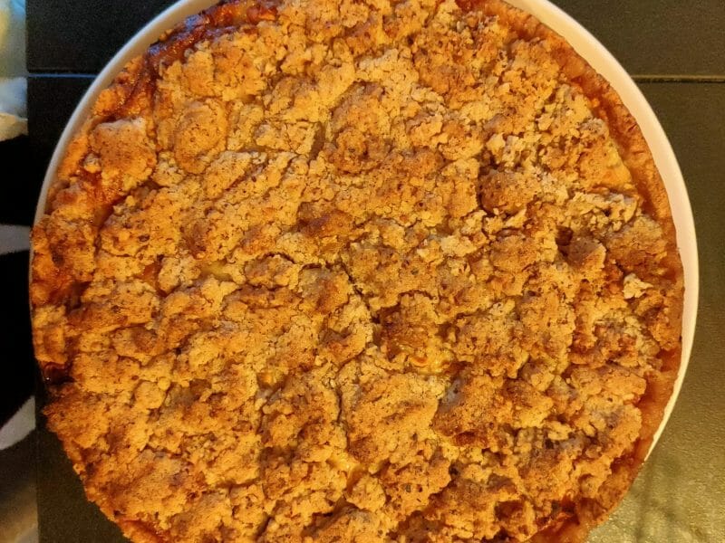 Cliquez pour zoomer ! Tarte aux pommes façon crumble Thermomix par lauriane_73