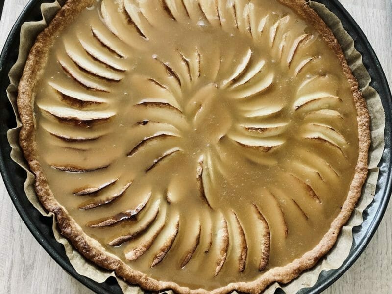 Cliquez pour zoomer ! Tarte pom’pote et caramel beurre salé Thermomix par gwendolineee