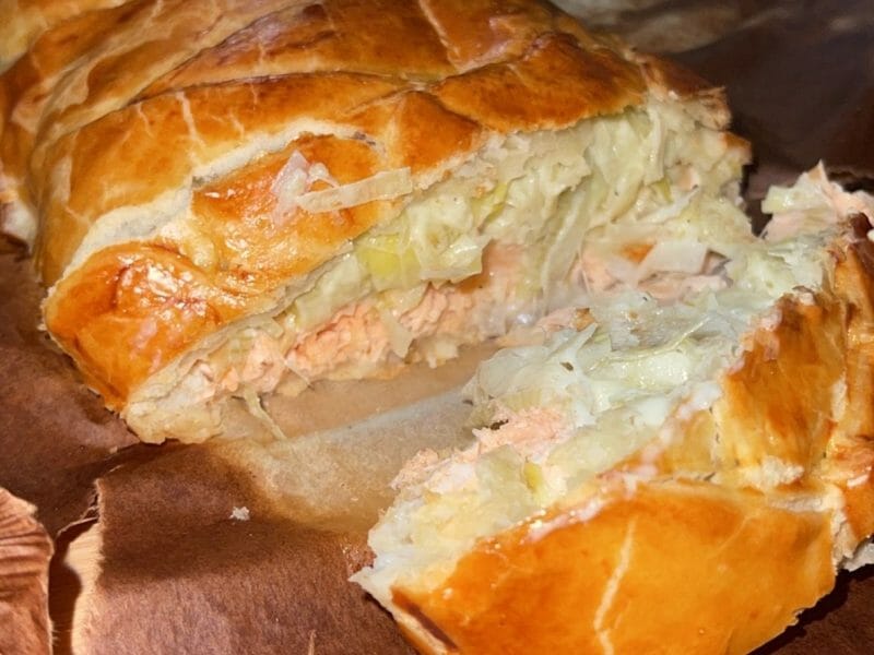 Cliquez pour zoomer ! Feuilleté saumon et poireaux Thermomix par cindyrbs