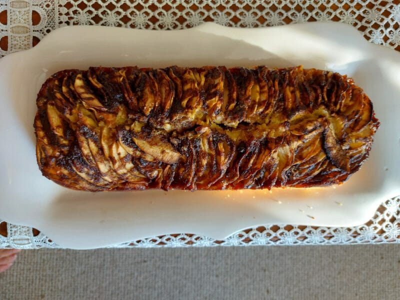 Cliquez pour zoomer ! Cake aux pommes à l’ancienne Thermomix par tatiana81