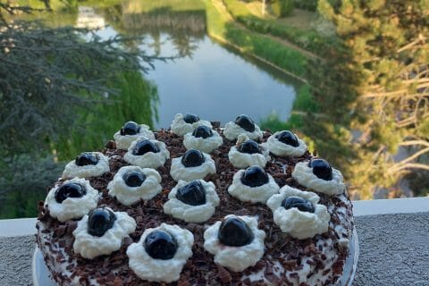 Cliquez pour zoomer ! Bûche forêt noire Thermomix par tatiana81