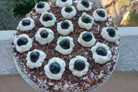 Cliquez pour zoomer ! Bûche forêt noire Thermomix par tatiana81