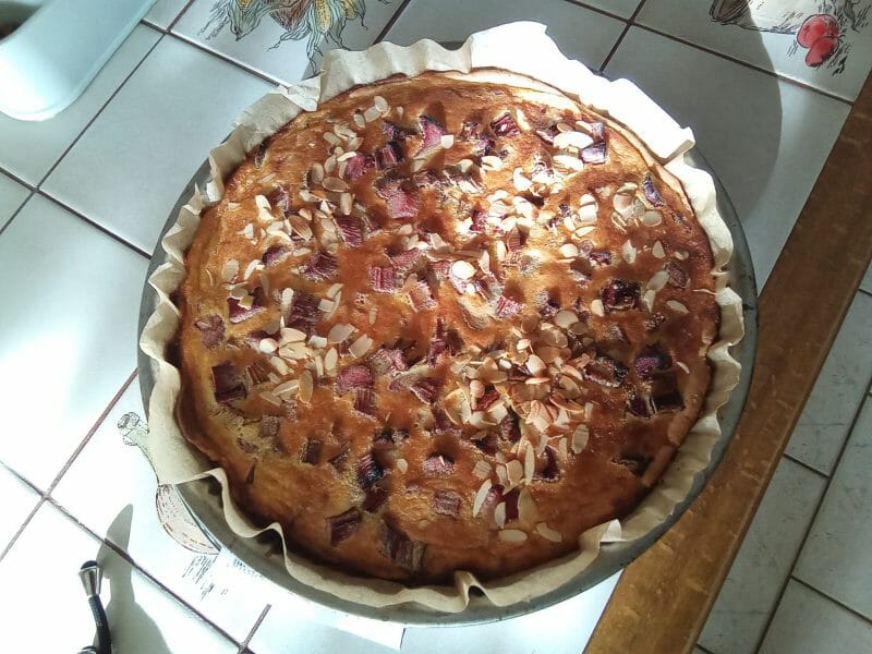 Cliquez pour zoomer ! Tarte à la rhubarbe Thermomix par tatiana81