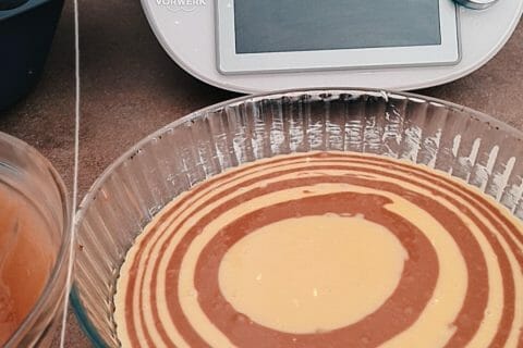 Cliquez pour zoomer ! Gâteau zébré Thermomix par ninie_lilie