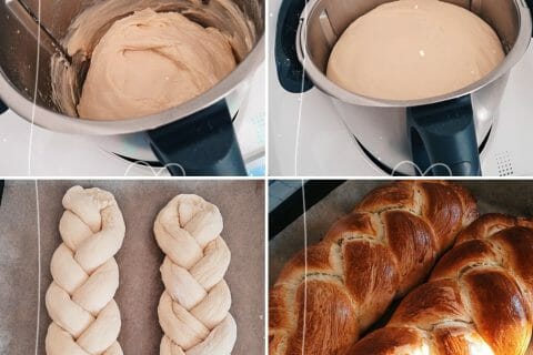 Cliquez pour zoomer ! Brioche tressée à la mie filante Thermomix par ninie_lilie