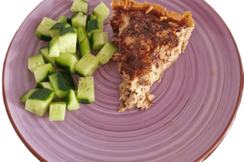 Cliquez pour zoomer ! Quiche au thon et aux noisettes Thermomix par Cindy