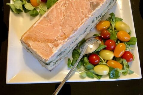 Cliquez pour zoomer ! Terrine de saumon frais et fumé Thermomix par pepet2020