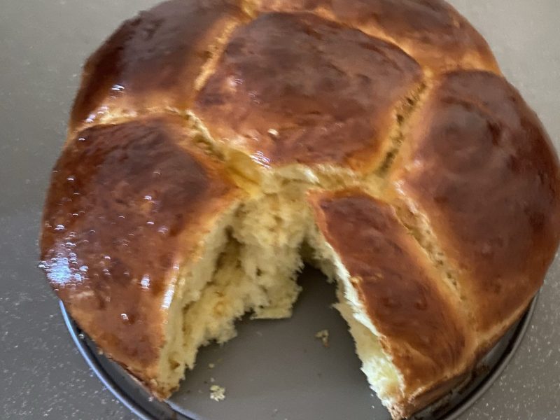Cliquez pour zoomer ! Brioche à la semoule de blé Thermomix par kaci30