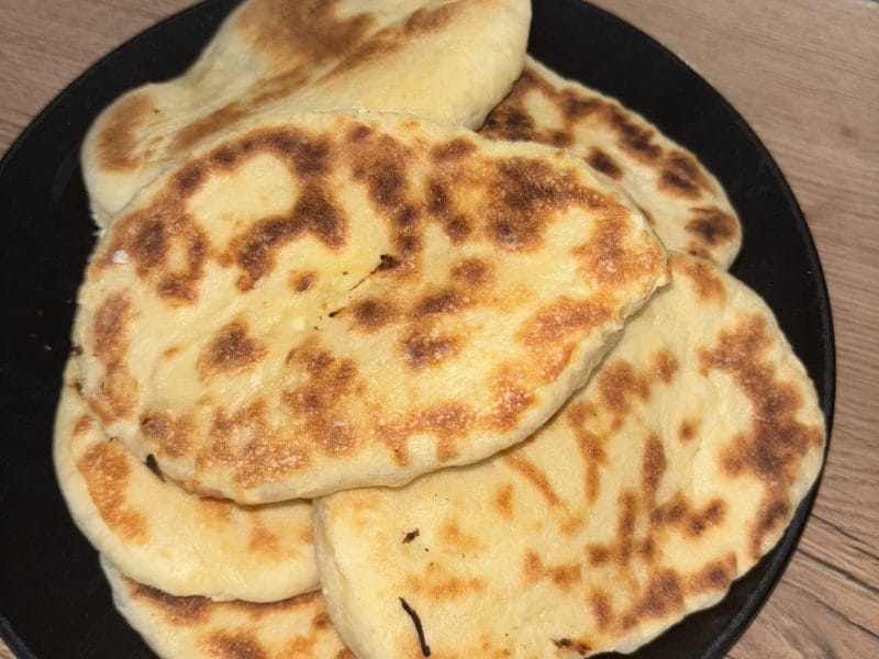 Cliquez pour zoomer ! Naans au fromage Thermomix par lililaet