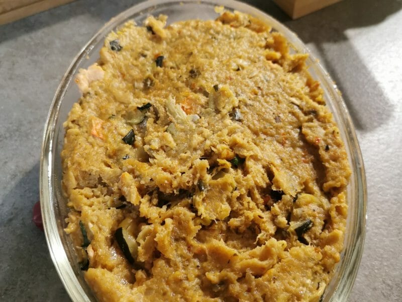 Cliquez pour zoomer ! Risotto de quinoa, courgettes et saumon Thermomix par laurence_361