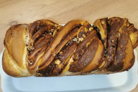 Cliquez pour zoomer ! Brioche tressée aux noisettes Thermomix par El Mazhar