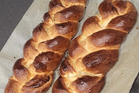 Cliquez pour zoomer ! Brioche tressée à la mie filante Thermomix par marie_1153