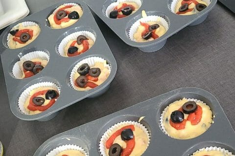 Cliquez pour zoomer ! Muffins salés façon pizza Thermomix par marie_1153