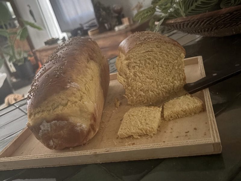 Cliquez pour zoomer ! Pão de Abóbora – Brioche à la courge Thermomix par carocolliercarde