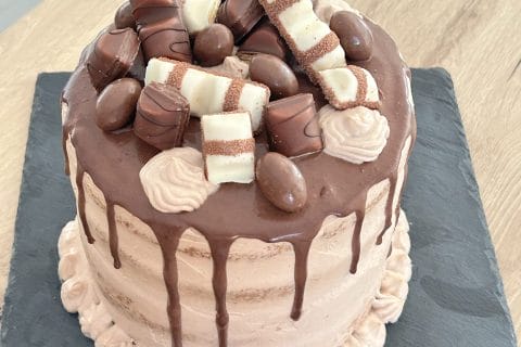 Cliquez pour zoomer ! Layer cake Kinder Bueno Thermomix par vi3v30