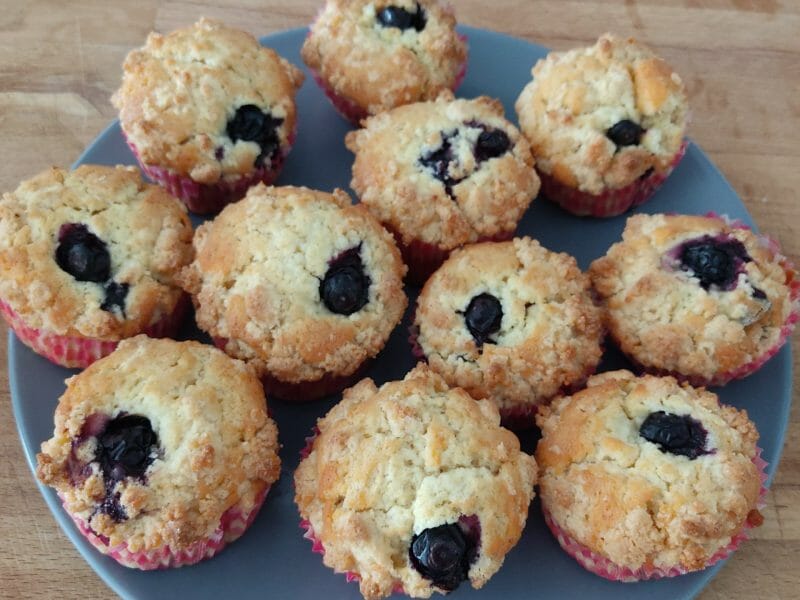 Cliquez pour zoomer ! Muffins aux myrtilles Thermomix par thya_1
