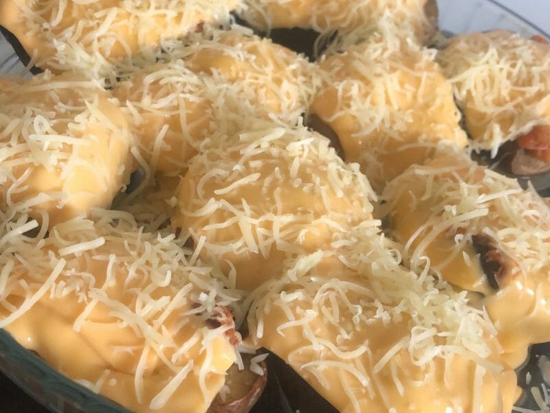 Cliquez pour zoomer ! Aubergines farcies au thon Thermomix par elodieeeee