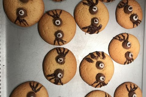 Cliquez pour zoomer ! Spider cookies – cookies araignées Thermomix par smily78