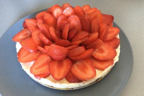 Cliquez pour zoomer ! Tarte aux fraises sans cuisson Thermomix par smily78