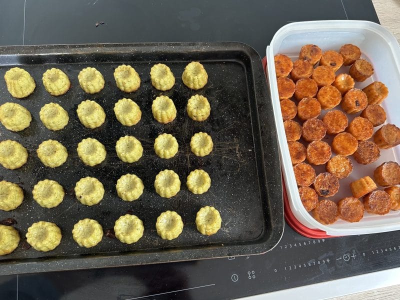 Cliquez pour zoomer ! Mini cannelés chorizo comté Thermomix par audreylechat