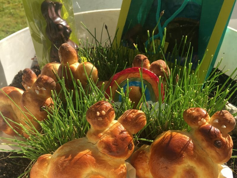 Cliquez pour zoomer ! Brioches lapin de Pâques Thermomix par Sandrinedb