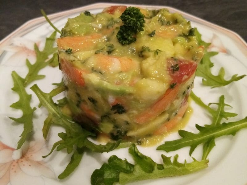 Cliquez pour zoomer ! Ceviche de crevettes, mangue, avocat Thermomix par bea6544