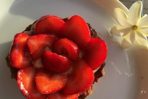 Cliquez pour zoomer ! Tarte aux fraises Thermomix par LadyDi Tahiti
