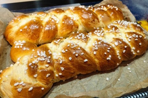Cliquez pour zoomer ! Brioche tressée à la mie filante Thermomix par Swailyne