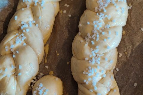 Cliquez pour zoomer ! Brioche tressée à la mie filante Thermomix par Swailyne