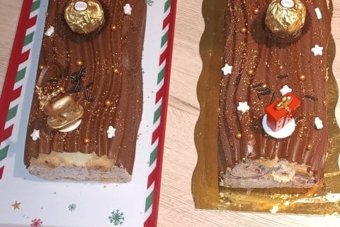 Cliquez pour zoomer ! Bûche Ferrero Rocher Thermomix par dezeeee