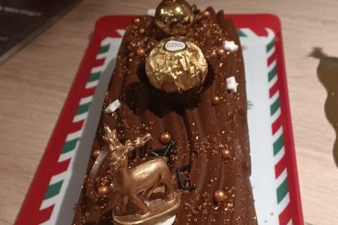 Cliquez pour zoomer ! Bûche Ferrero Rocher Thermomix par dezeeee