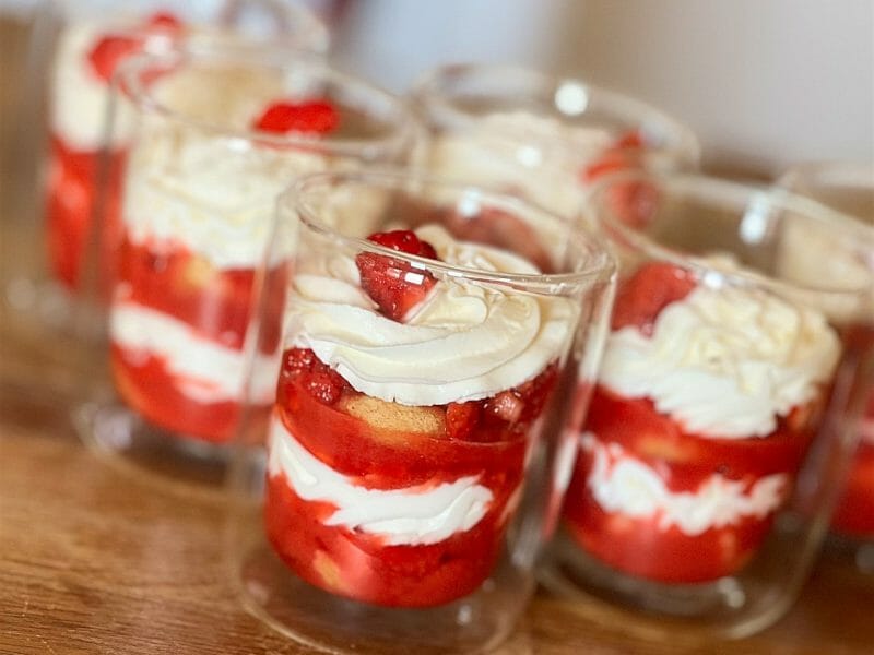 Cliquez pour zoomer ! Tiramisu aux fraises en verrines Thermomix par bi_5