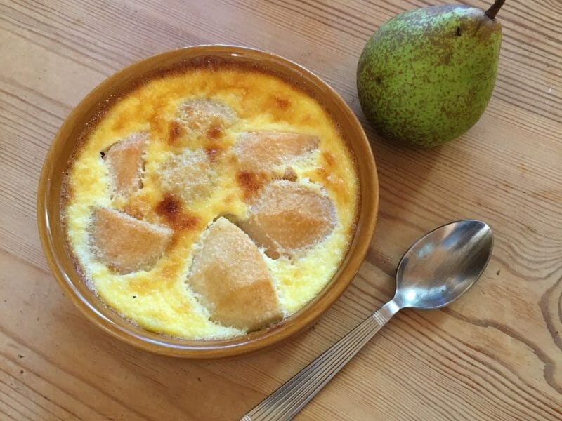 Cliquez pour zoomer ! Petits flans à la poire Thermomix par Marie-Alice