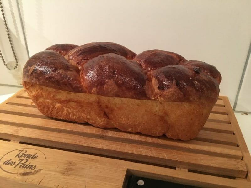 Brioche tressée à la mie filante au Thermomix - Cookomix