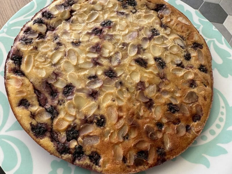 Cliquez pour zoomer ! Clafoutis aux mûres sauvages Thermomix par ltiahv