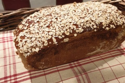 Cliquez pour zoomer ! Pain aux flocons d’avoine et au miel Thermomix par fancooking