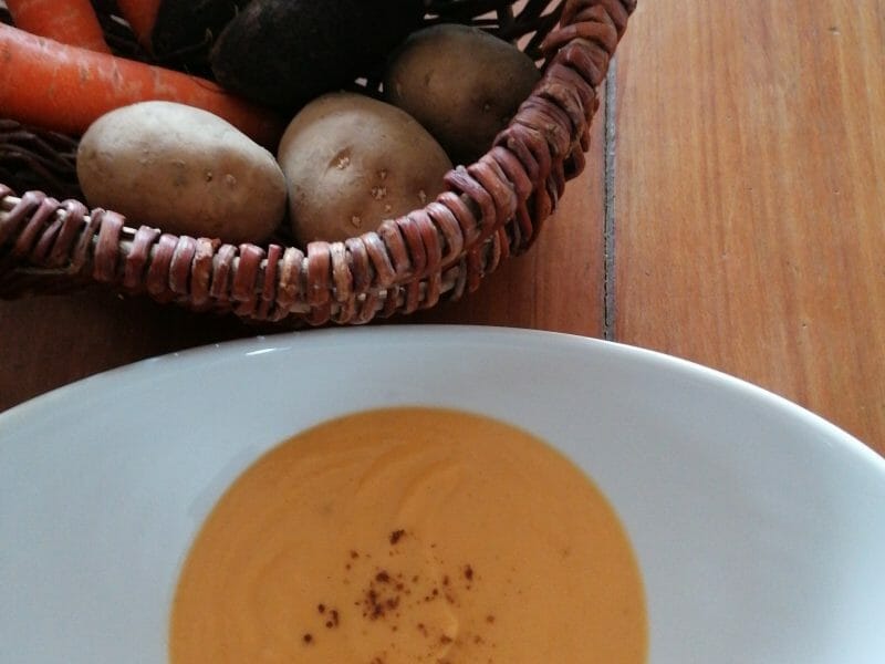 Cliquez pour zoomer ! Velouté de radis noir et carottes Thermomix par Nouchca