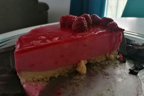 Cliquez pour zoomer ! Bavarois aux framboises Thermomix par laetie