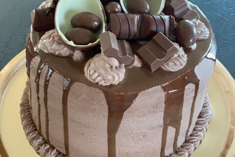 Cliquez pour zoomer ! Layer cake Kinder Bueno Thermomix par Coralie