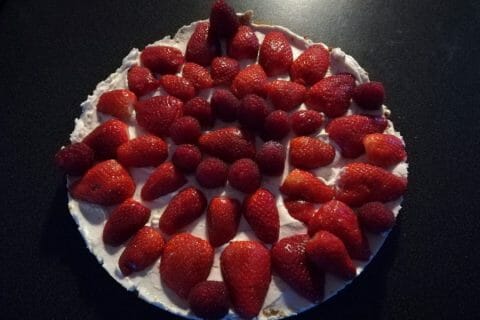 Cliquez pour zoomer ! Tarte aux fraises sans cuisson Thermomix par Tisoeur